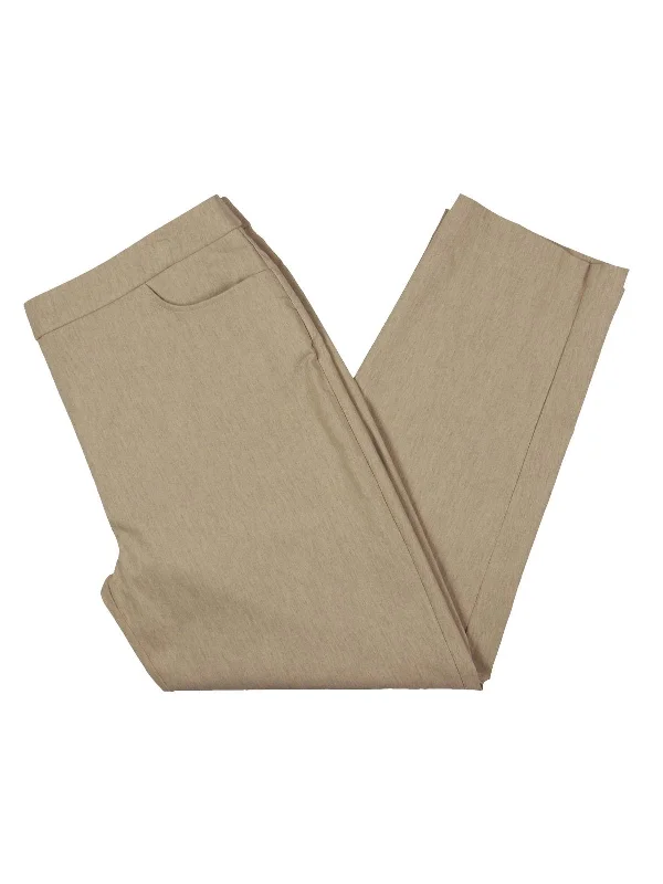 Plus Womens Modern Fit High Rise Trouser Pants