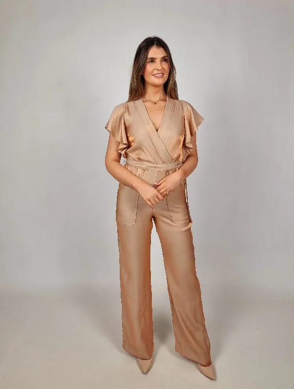 Cropped Women Sweater to Pair with High - Waisted BottomsKAOS Shimmer Jumpsuit