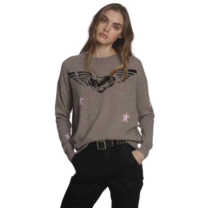 Button - Down Women Sweater for a Versatile LookLabel & T- Winged