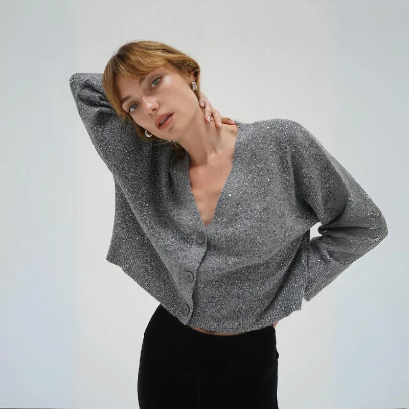 Button - Down Women Sweater for a Versatile LookLNA - Kiya