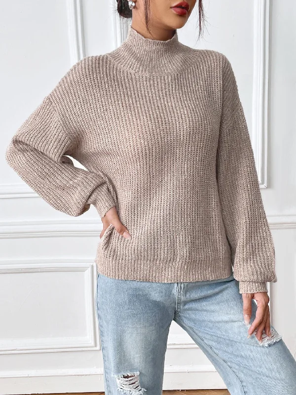 Hooded Women Sweater for Added Comfort and StyleTurtleneck Long Sleeve Sweater