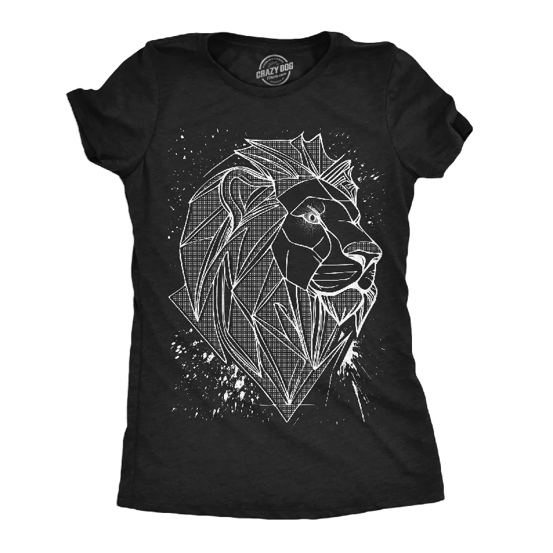 Organic Cotton Women T Shirt for Eco - Conscious Wearers3D Lion Women's T Shirt