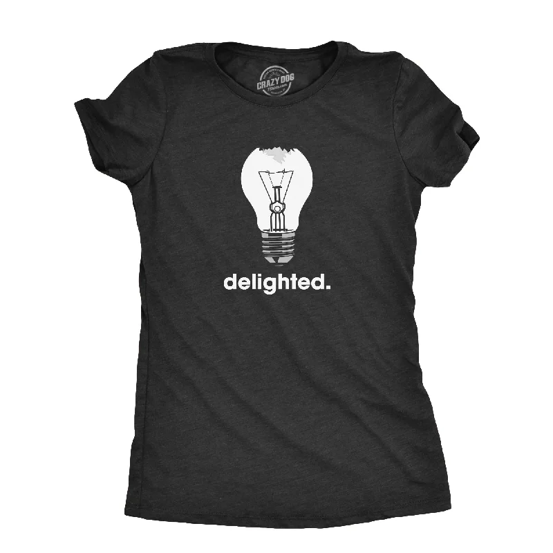 Embroidered Women T Shirt with Intricate DetailsDelighted Women's T Shirt