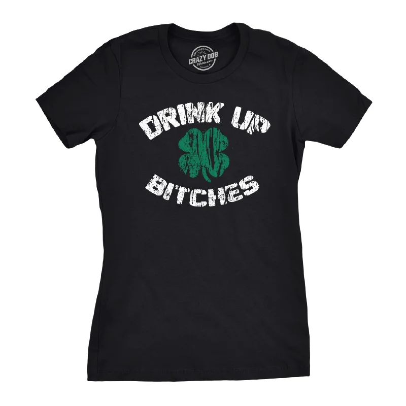 Sequined Women T Shirt for a Sparkly Night OutDrink Up Bitches Women's T Shirt