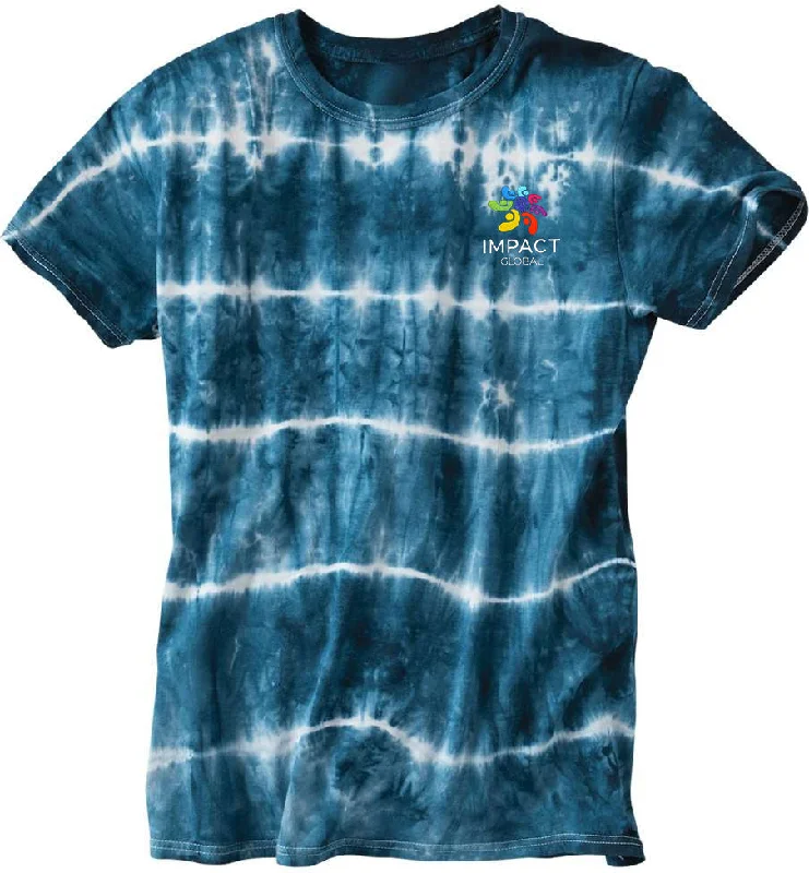 Moisture - Wicking Women T Shirt for Active LifestylesDyenomite Shibori Tie Dye T-Shirt