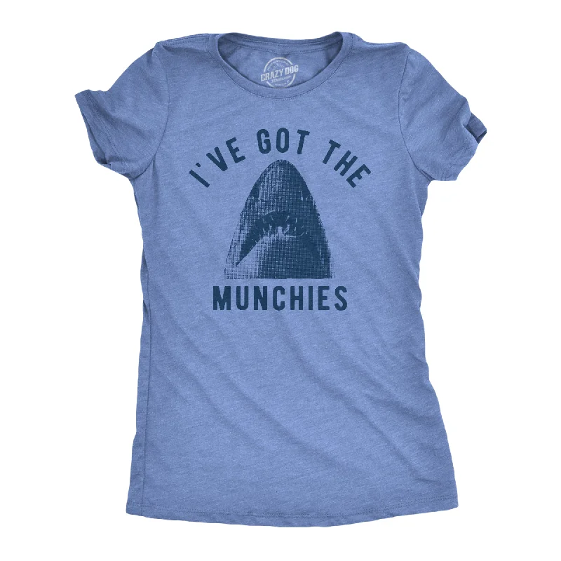 Crop Top Women T Shirt to Pair with High - Waisted BottomsIve Got The Munchies Women's T Shirt