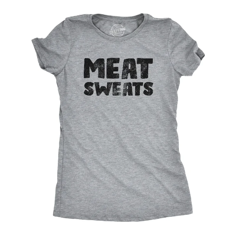 V - Neck Women T Shirt to Enhance the NecklineMeat Sweats Women's T Shirt