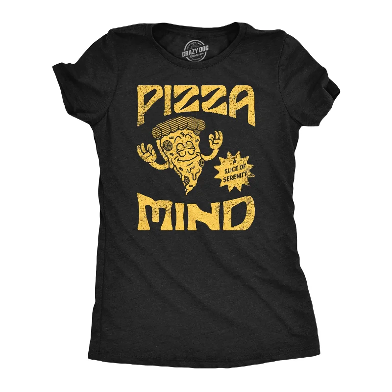 Organic Cotton Women T Shirt for Eco - Conscious WearersPizza Mind Women's T Shirt