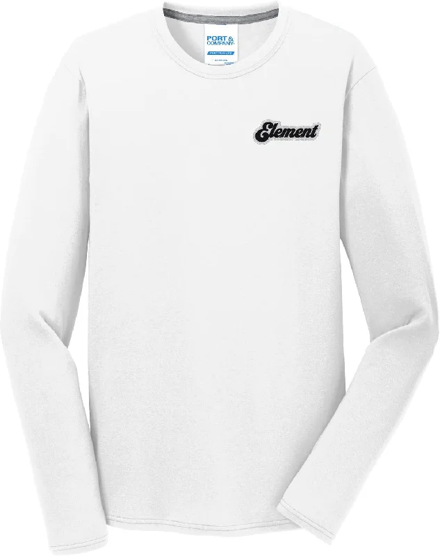 Moisture - Wicking Women T Shirt for Active LifestylesPort & Company Long Sleeve Performance Blend Tee