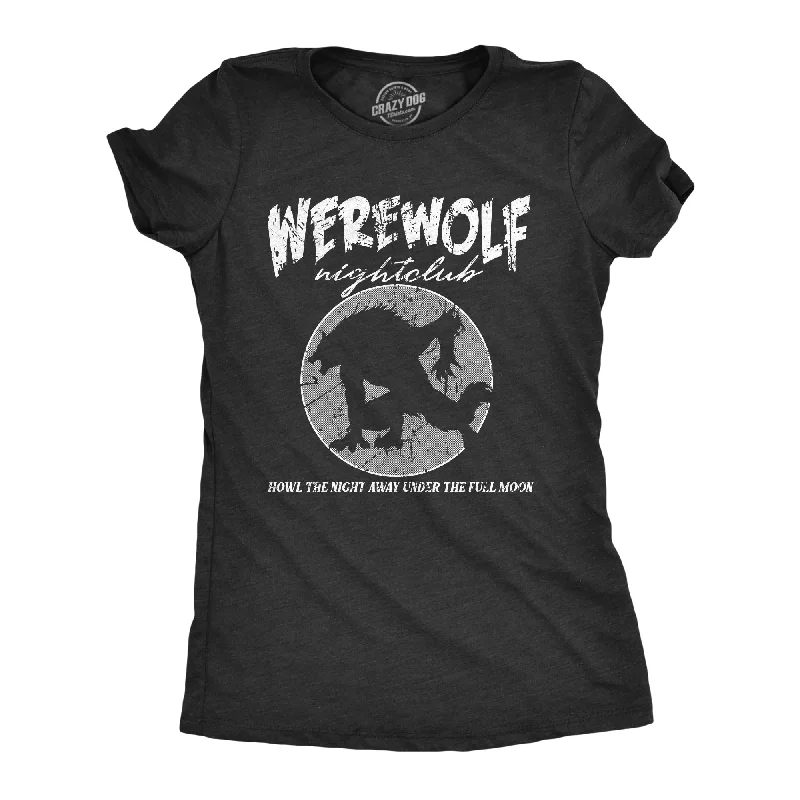 Crew Neck Women T Shirt with a Timeless DesignWerewolf Nightclub Women's T Shirt