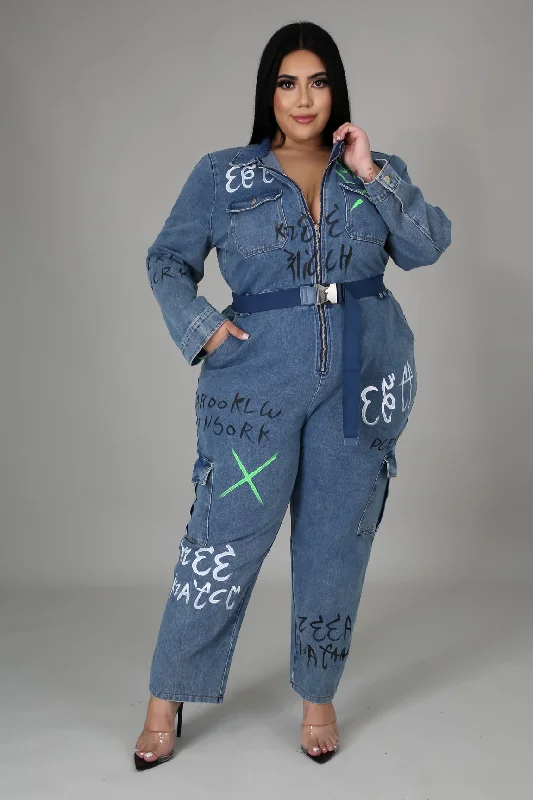 Daisy Denim Jumpsuit