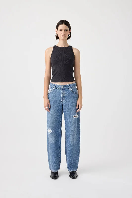 Avril Low Slouchy Wide Leg Jean