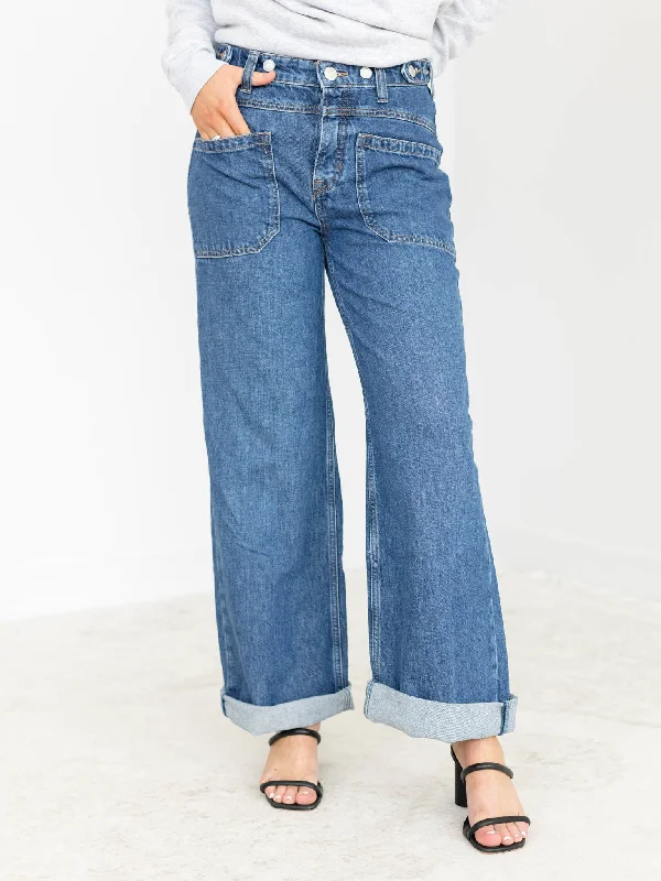 Free People Tunnel Vision Palmer Cuffed Jean