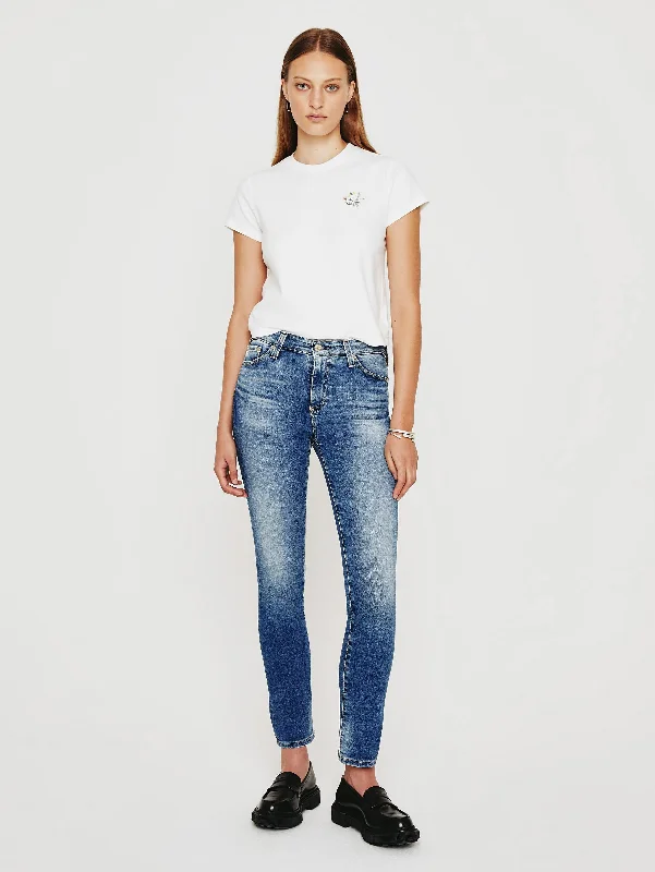 Mari Mid Rise Straight Jean - 15 Yr Shoreline