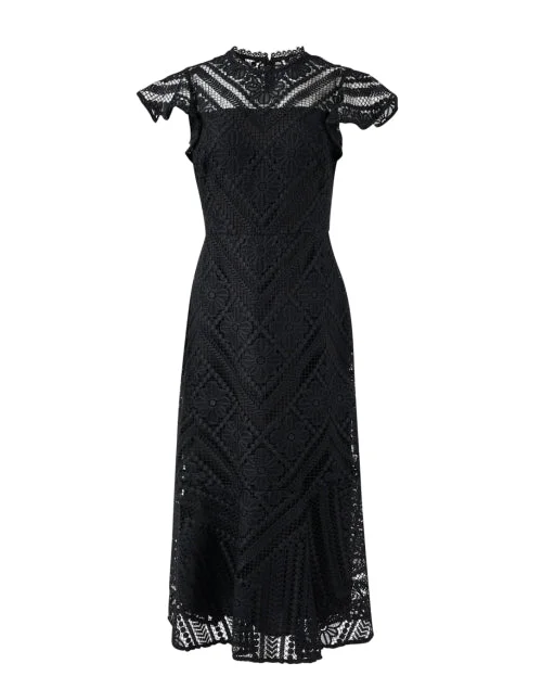 Maxi Women Dress with Floral Print for a Bohemian VibeLea Black Lace Dress