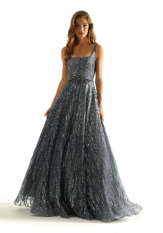 Little Black Women Dress with Sequins for a Glamorous Night OutMorilee Sequin Scoop Neck Ball Gown Prom Dress 49065