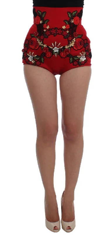 Dolce & Gabbana Ravishing  Silk Embroide Women's Shorts