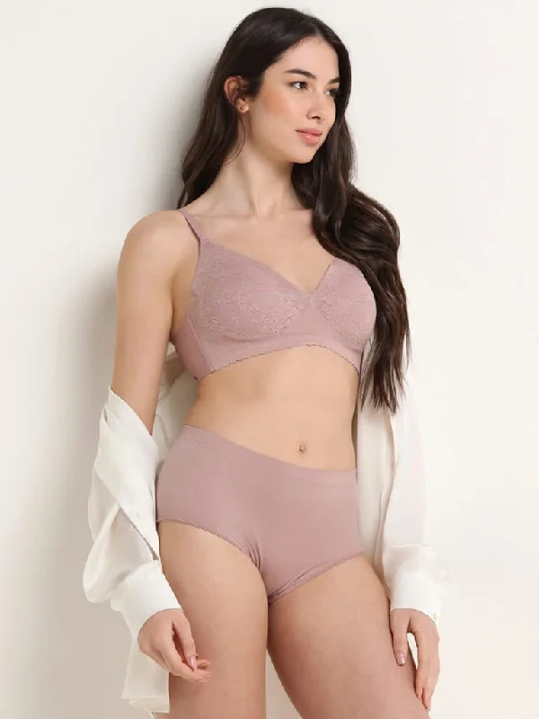 Wunderlove Nude Pink Full-Leg Brief