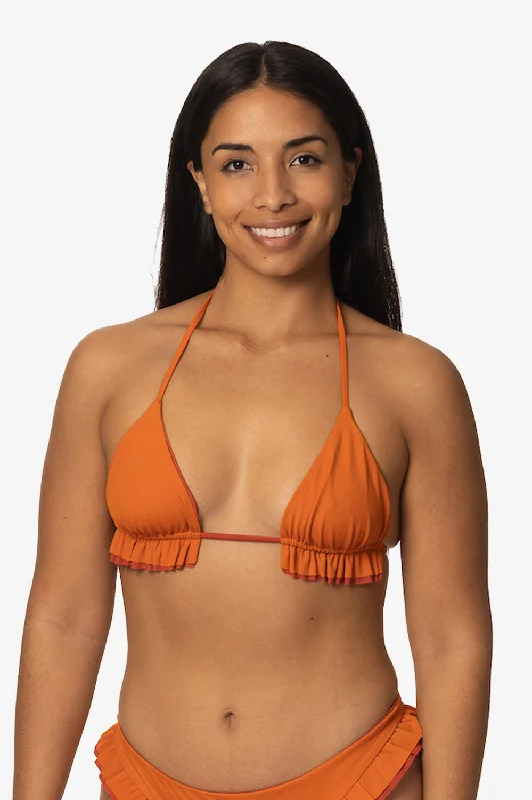 Plus - size women swimwear with full - coverage bottoms for comfort and confidencePavones Bikini Top - Ginger