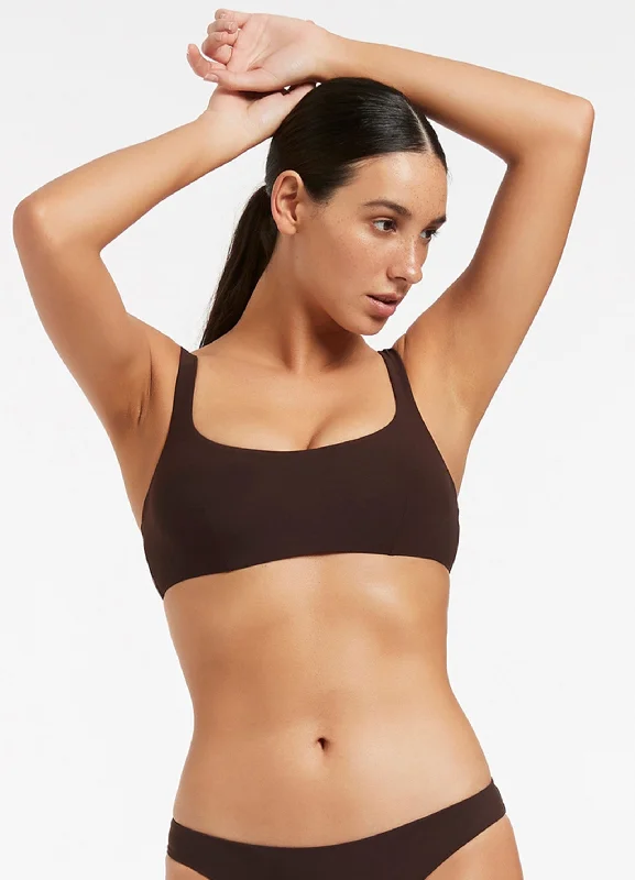 High - waisted women swimwear for a retro and flattering lookJetset C_D Underwire Top - Chocolate